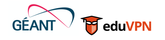GÉANT and eduVPN logos